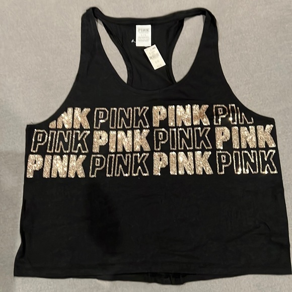 NWT VS Pink Bling Tank L - Picture 1 of 4